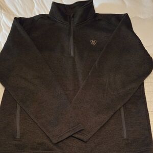 Ariat Men’s Dark Chocolate Brown Quarter-Zip Pullover